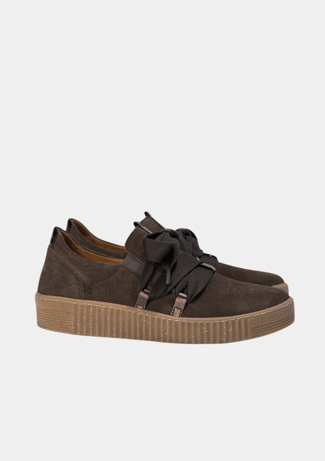 Gabor Glam Slip On Trainers -  Brown