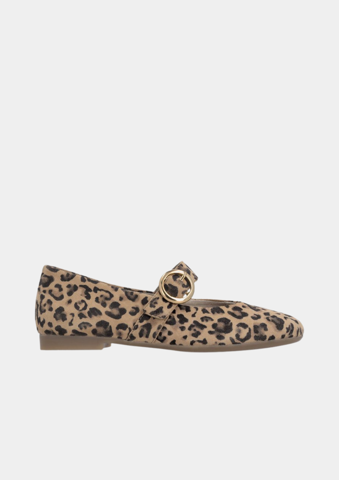 Remonte Stylish Mary Jane Flats - Leopard Print