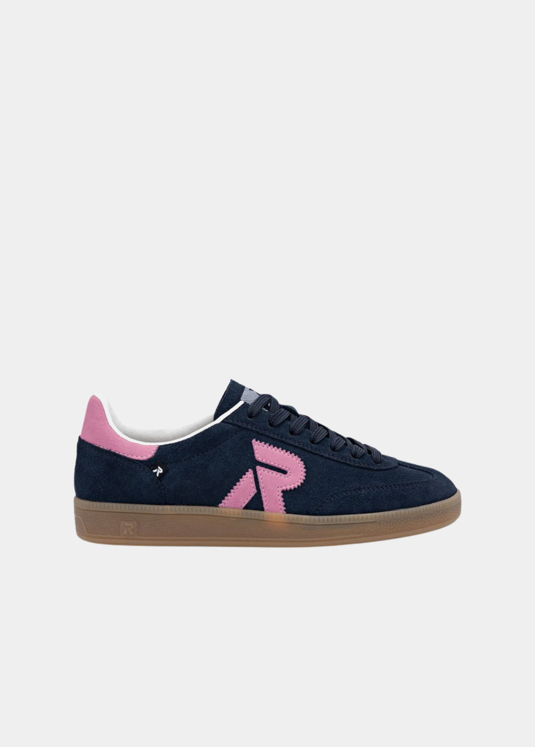 Rieker Trendy Combi Trainers - Navy/Pink