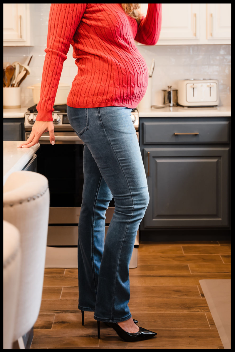 Tall Straight Leg Maternity Jeans 37 Inseam Tall Size