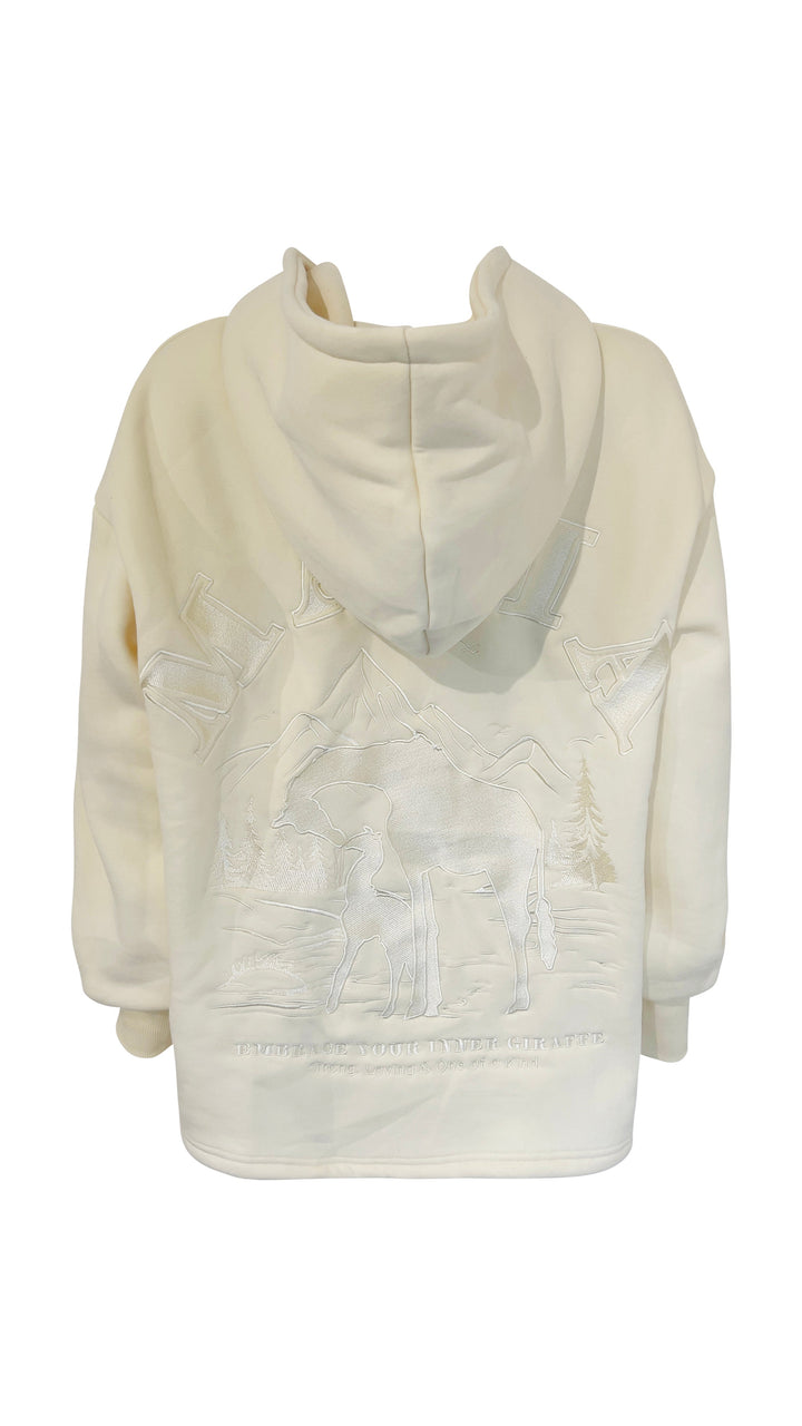 Raffe Mama Hoodie - Spilled Milk