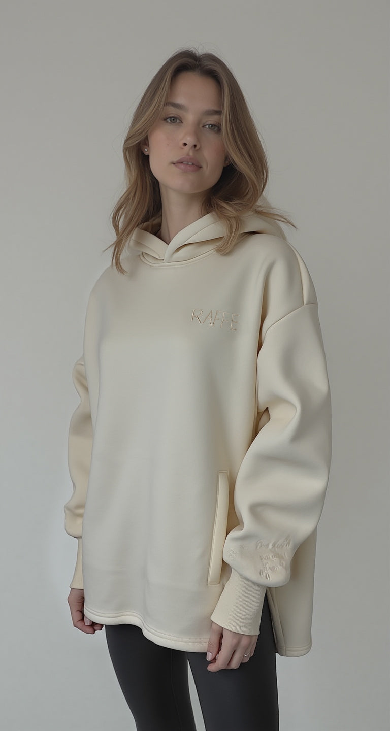 Raffe Mama Hoodie - Spilled Milk