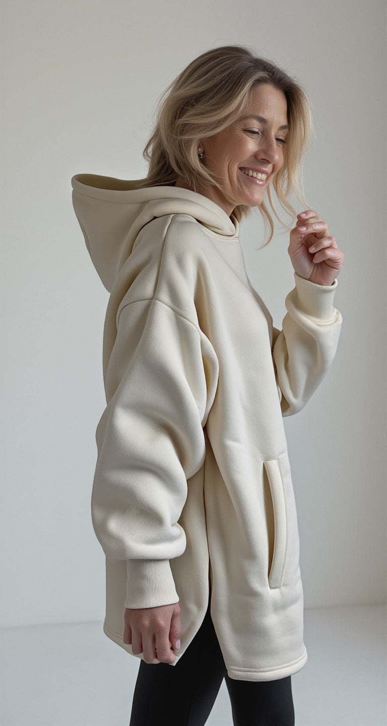 Raffe Mama Hoodie - Spilled Milk