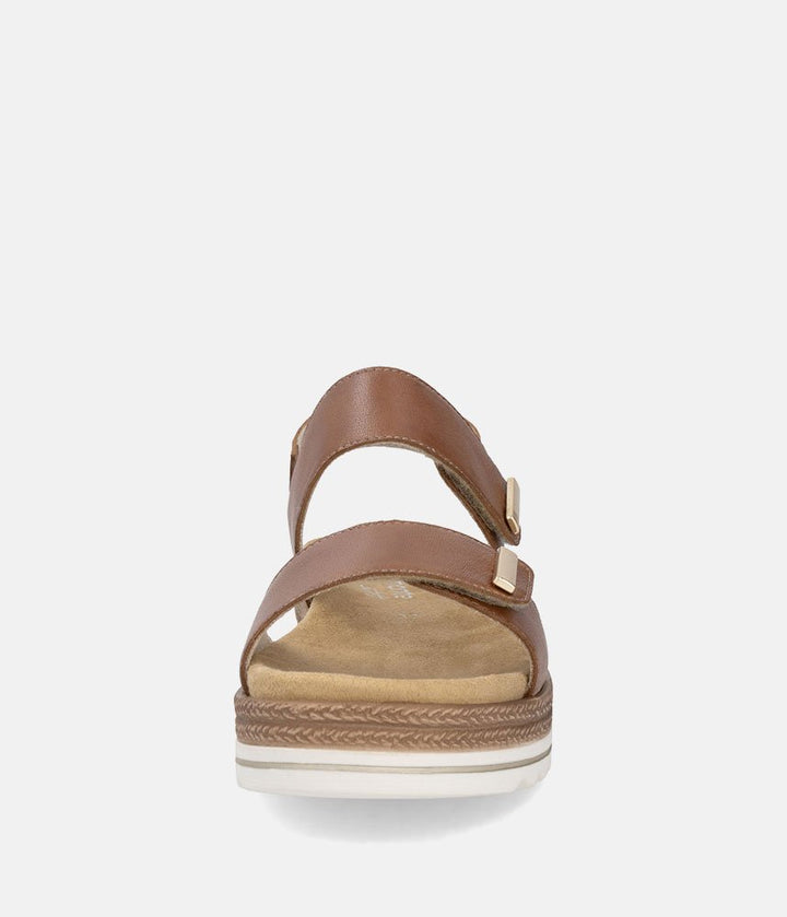 Remonte Versatile Brown Wedge Sandals