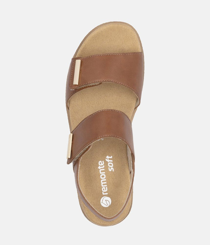 Remonte Versatile Brown Wedge Sandals