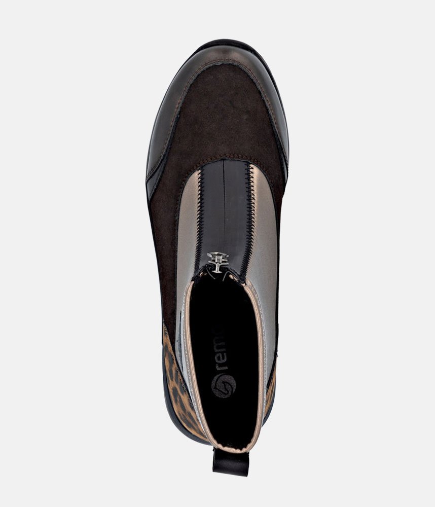 Remonte Bold and Stylish High Top Ankle Booties