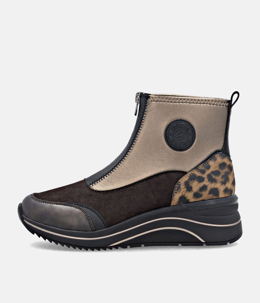 Remonte Bold and Stylish High Top Ankle Booties