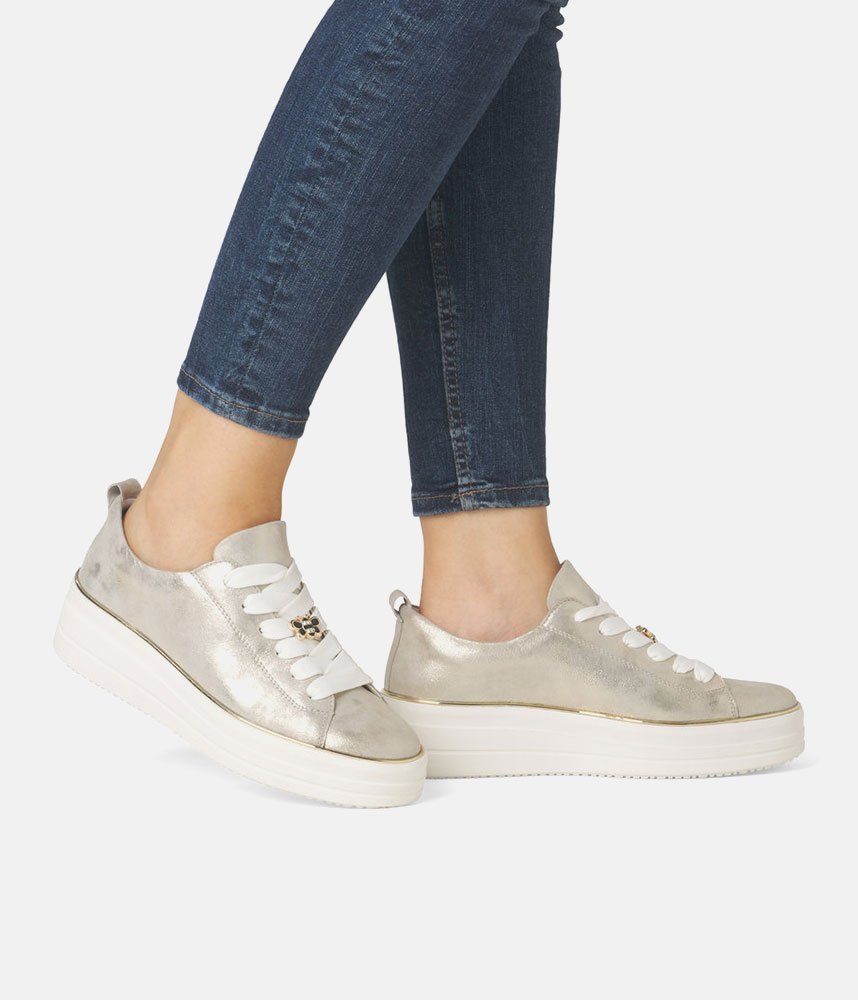 Remonte Fabulous Trainers - Gold