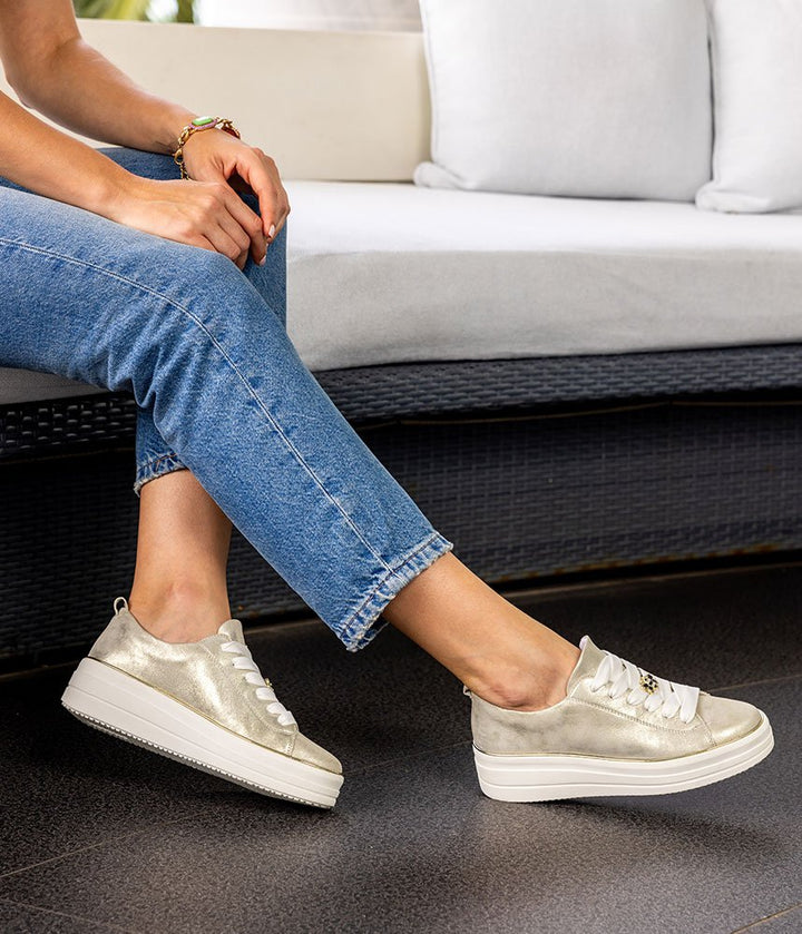 Remonte Fabulous Trainers - Gold