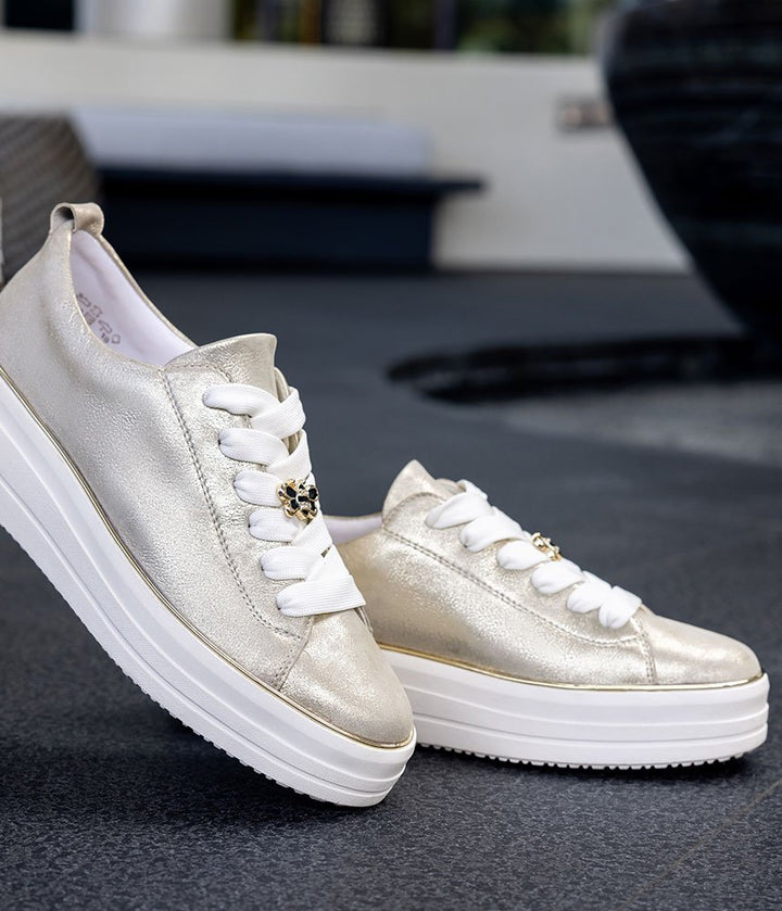 Remonte Fabulous Trainers - Gold