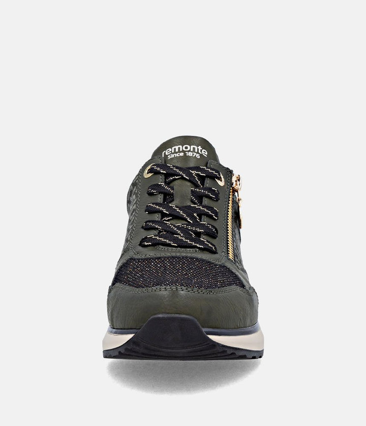 Remonte Glam Combi Sneakers - Olive Green