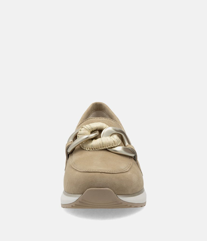 Remonte Sporty Stylish Beige Suede Loafers