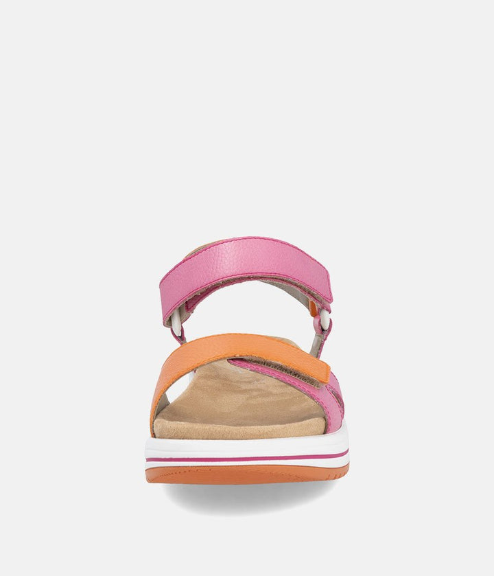 Remonte Sporty Orange/Pink Sandals