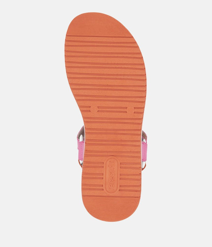 Remonte Sporty Orange/Pink Sandals