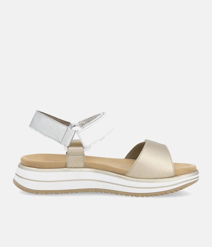 Remonte Sporty Gold/Silver Sandals