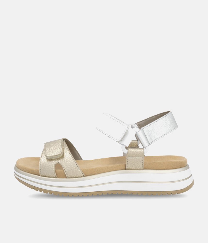 Remonte Sporty Gold/Silver Sandals
