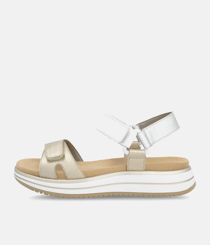 Remonte Sporty Gold/Silver Sandals
