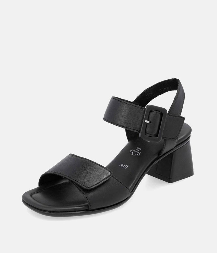 Remonte Glam Black Block Heels