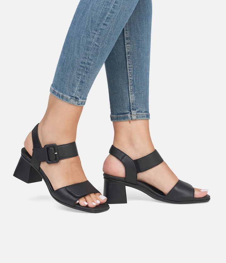 Remonte Glam Black Block Heels
