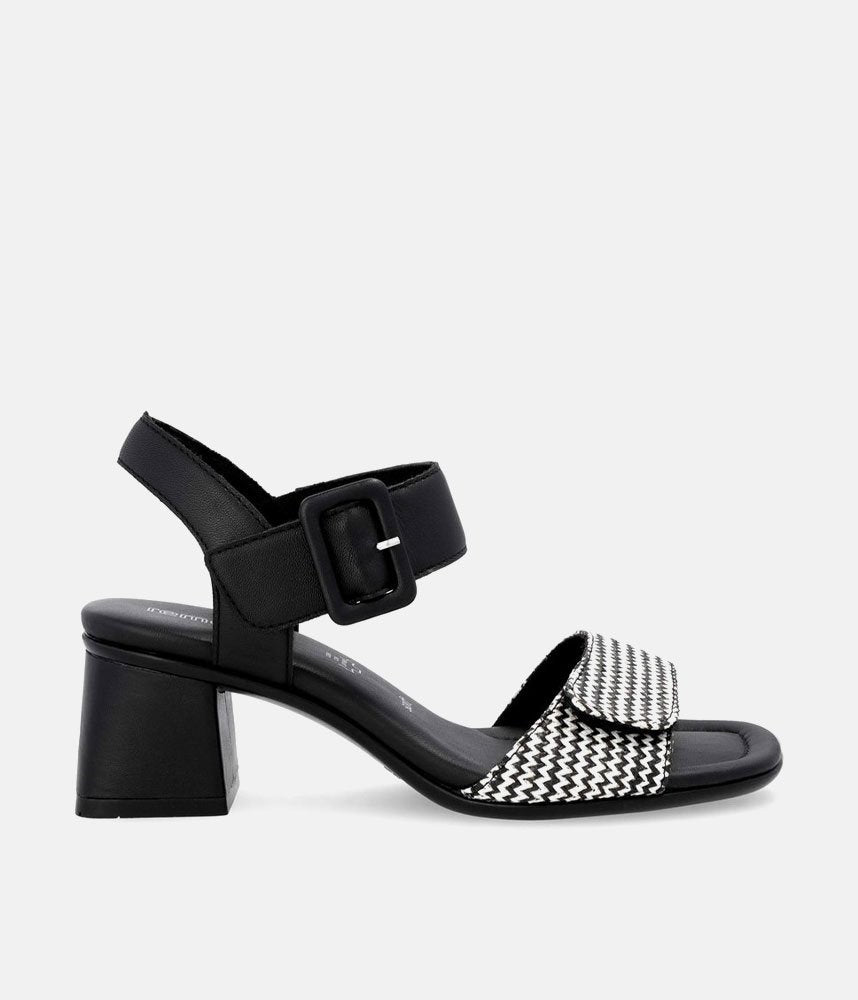 Remonte Glam Monochrome Block Heels