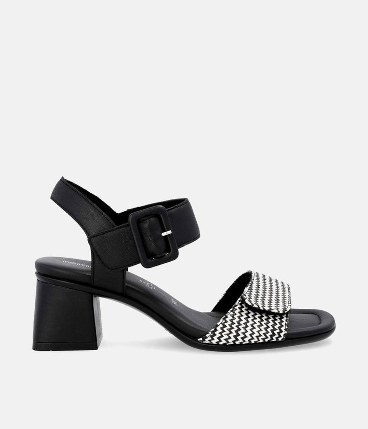 Remonte Glam Monochrome Block Heels