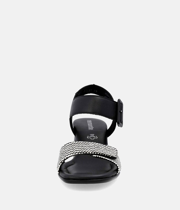 Remonte Glam Monochrome Block Heels