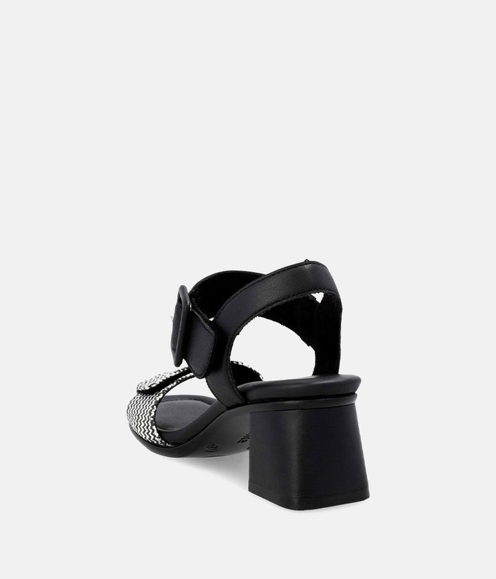 Remonte Glam Monochrome Block Heels