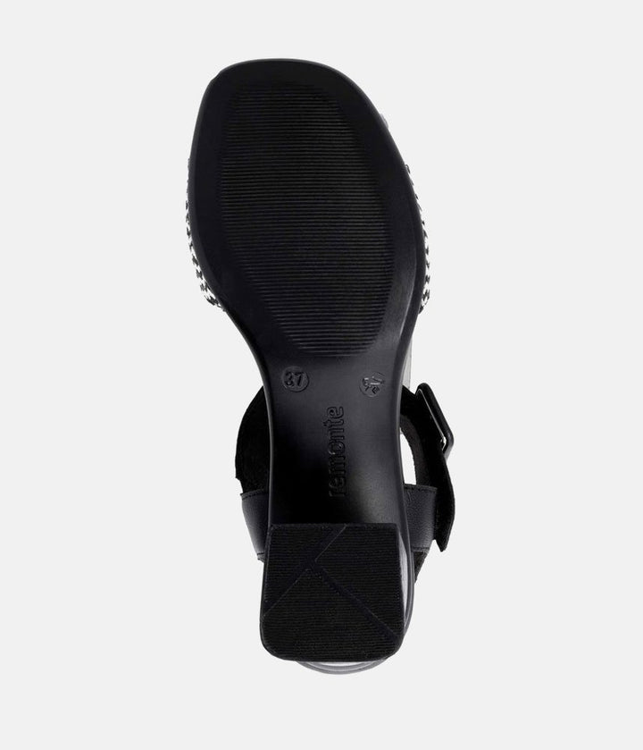 Remonte Glam Monochrome Block Heels