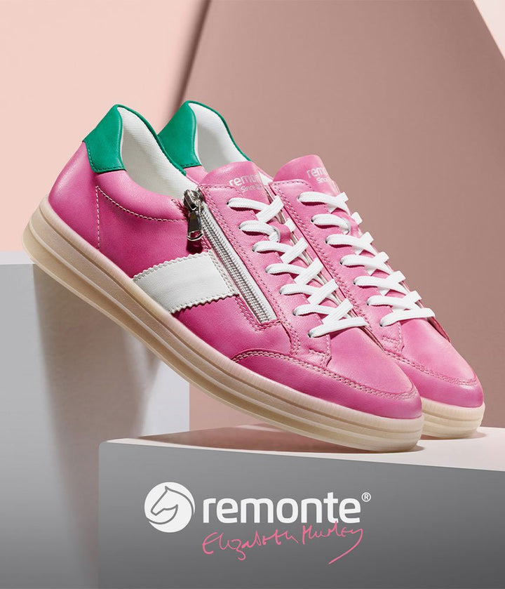 Remonte Fashionable Hot Pink Combi Trainers