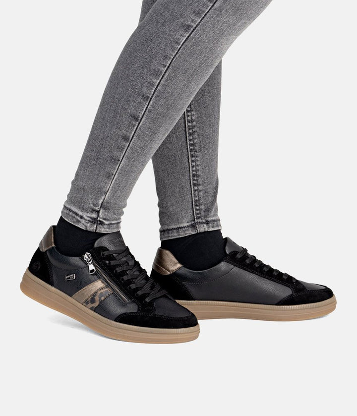 Remonte Sporty-Chic Combi Trainers - Black