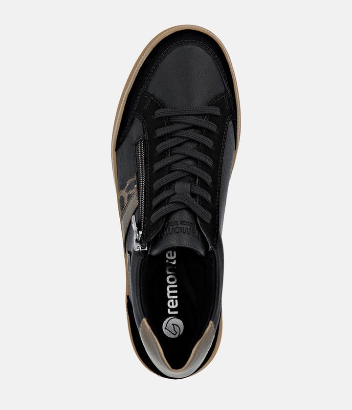 Remonte Sporty-Chic Combi Trainers - Black