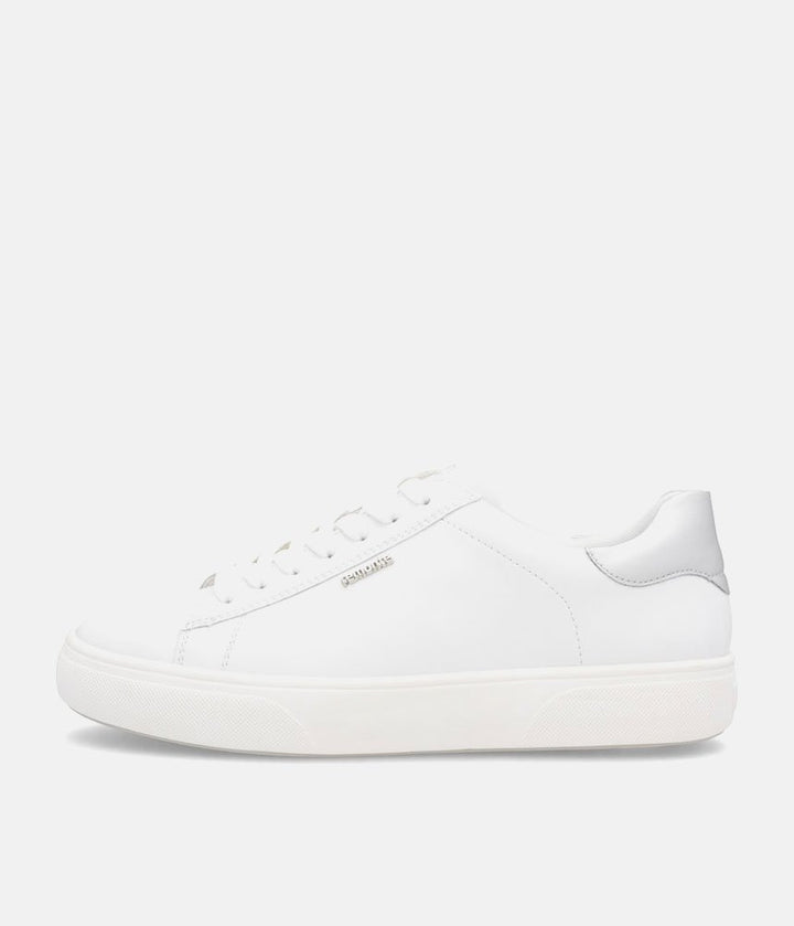Remonte Classic White Leather Trainers