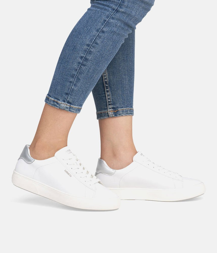 Remonte Classic White Leather Trainers