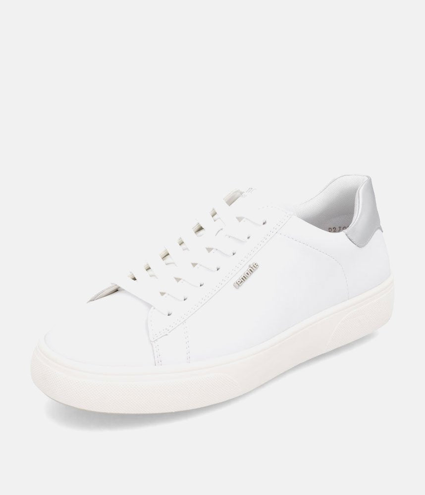 Remonte Classic White Leather Trainers