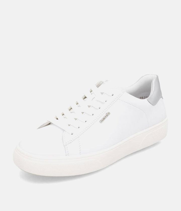 Remonte Classic White Leather Trainers