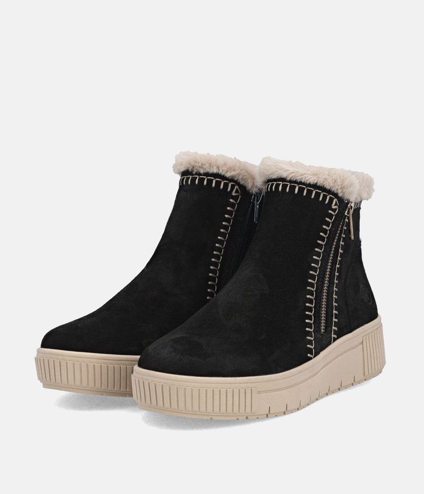 Remonte Cozy Winter Boots - Black