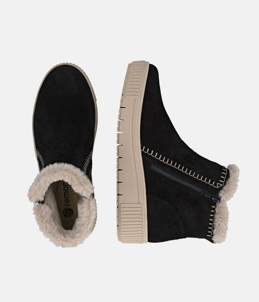 Remonte Cozy Winter Boots - Black