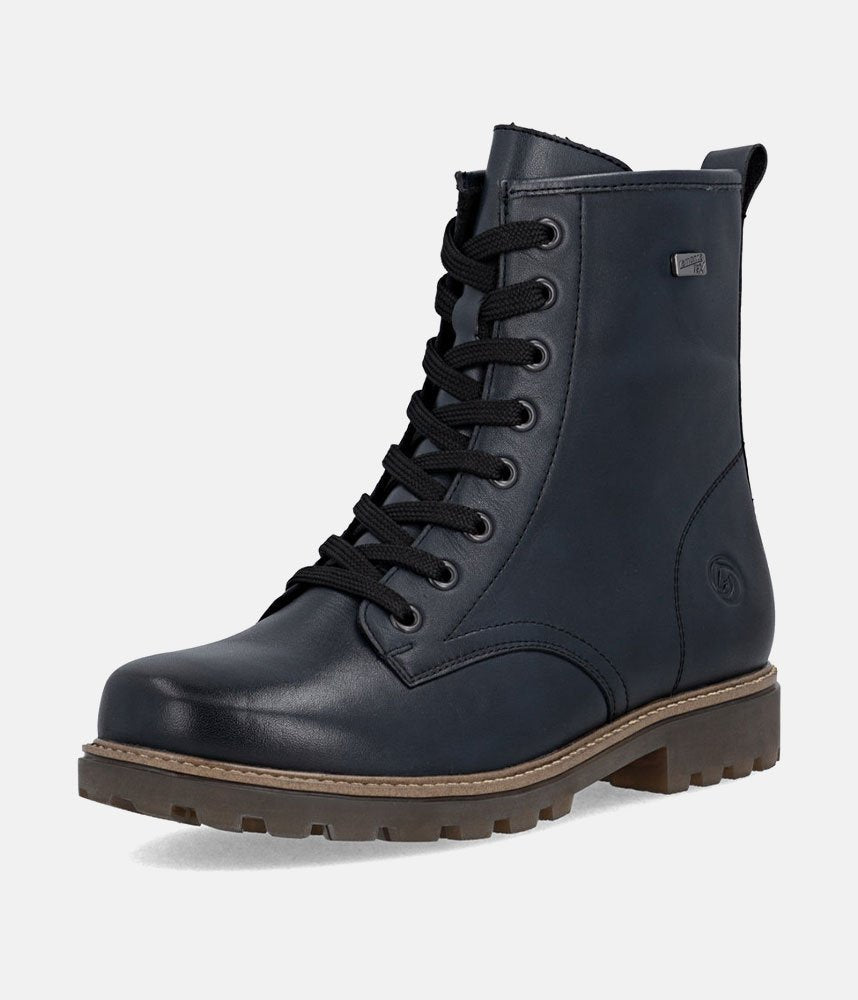 Remonte Fashionable Combat Boots - Navy