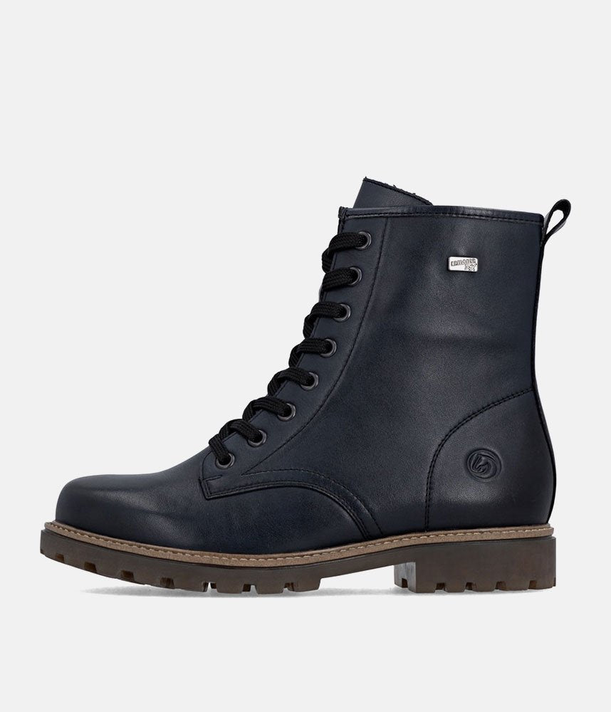 Remonte Fashionable Combat Boots - Navy