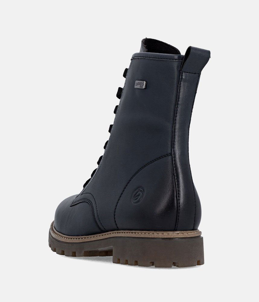 Remonte Fashionable Combat Boots - Navy