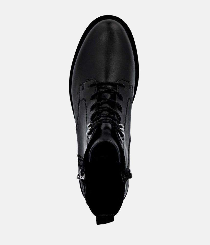 Remonte Fasionable Combat Boots - Black