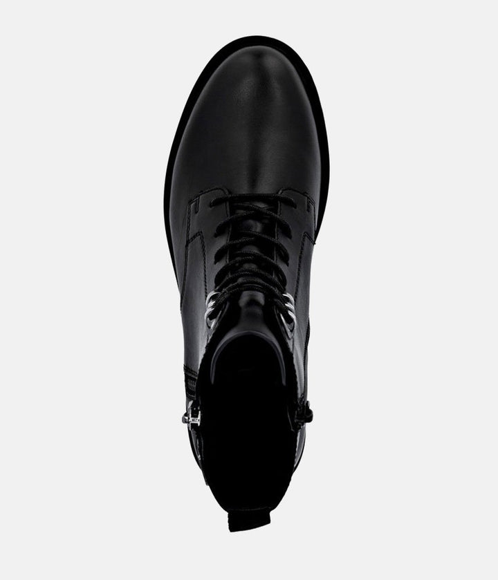 Remonte Fasionable Combat Boots - Black