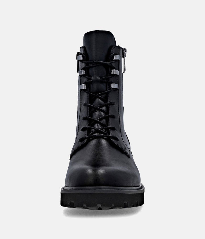 Remonte Fasionable Combat Boots - Black