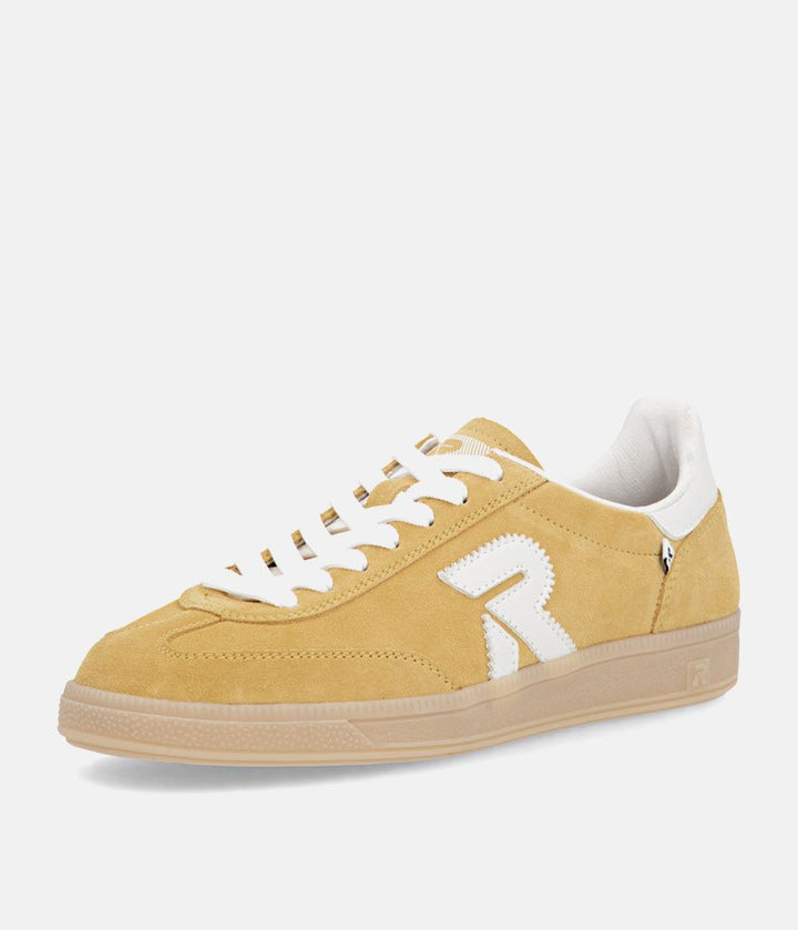 Rieker Retro Style Trainers - Yellow
