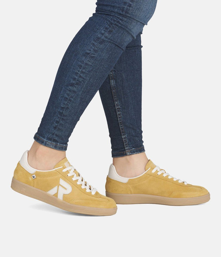 Rieker Retro Style Trainers - Yellow