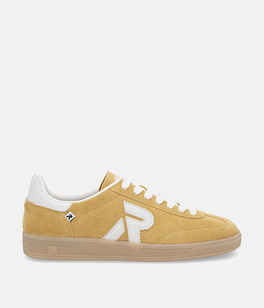 Rieker Retro Style Trainers - Yellow