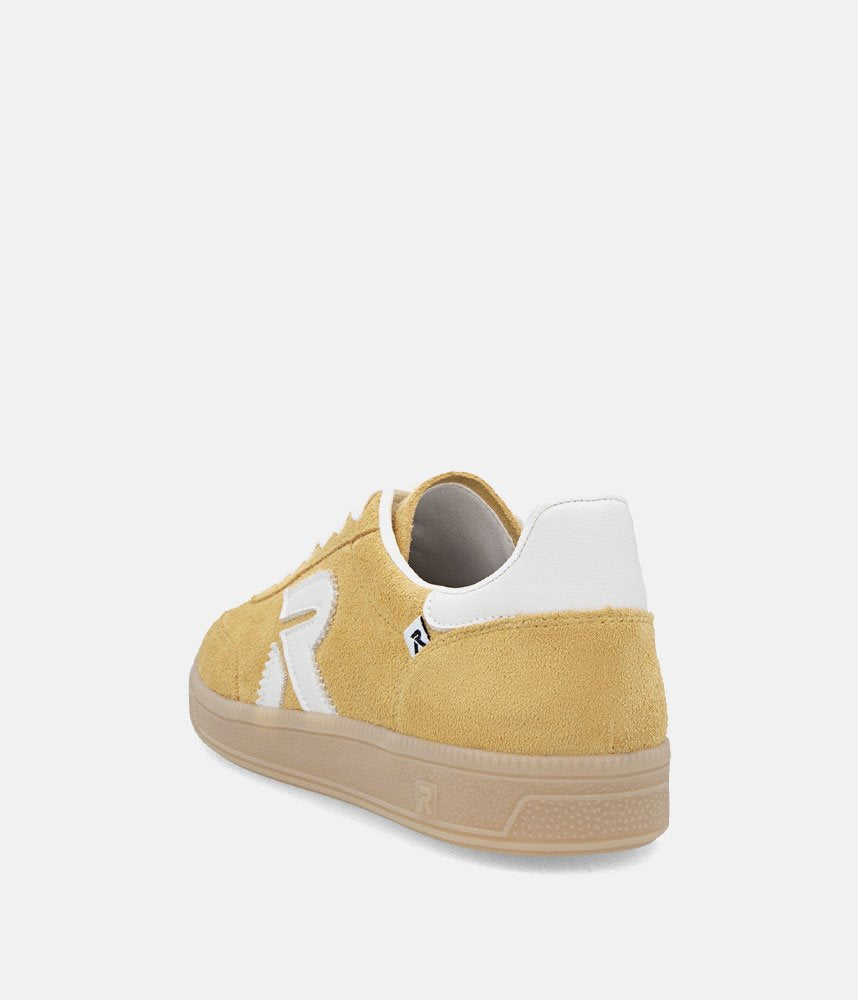 Rieker Retro Style Trainers - Yellow