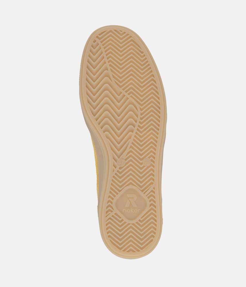 Rieker Retro Style Trainers - Yellow