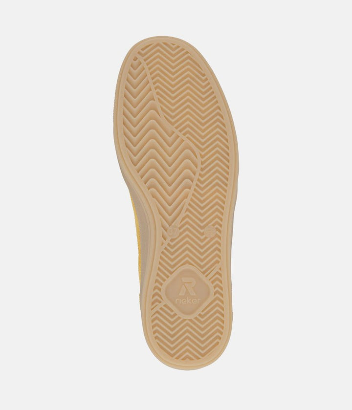 Rieker Retro Style Trainers - Yellow