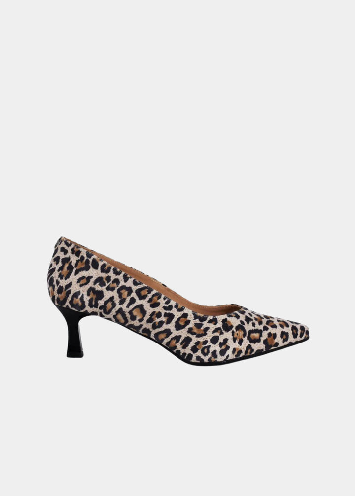 Bioeco Gorgeous Suede Heels - Leopard